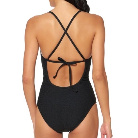 Jessica Simpson Rose Bay Textured Swimsuit - Picture 2 of 7
